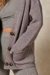MissPap Knitted Oversized Double Button Cardigan thumbnail 2