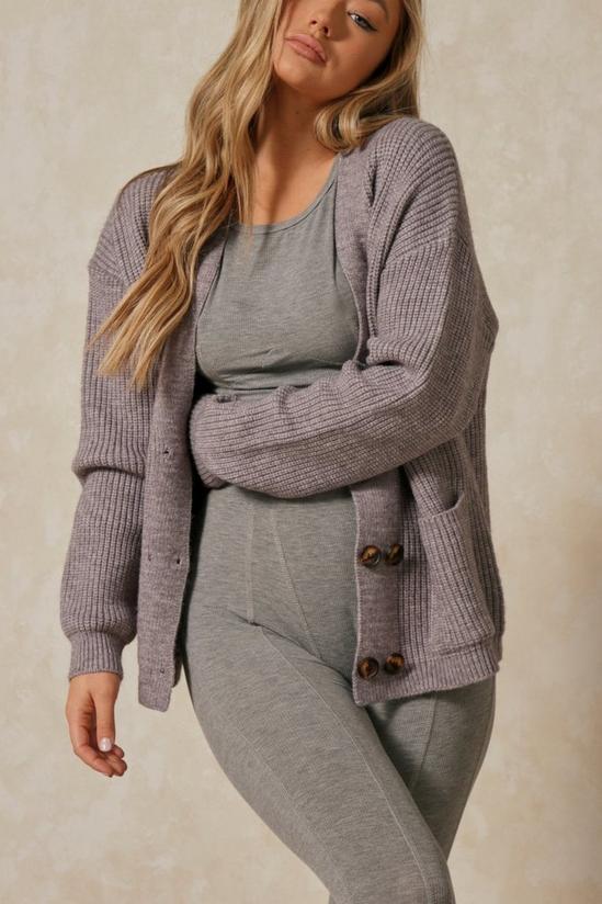 MissPap Knitted Oversized Double Button Cardigan 5