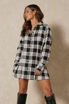 MissPap Checked Fitted Shirt Dress thumbnail 1