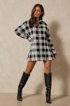 MissPap Checked Fitted Shirt Dress thumbnail 4
