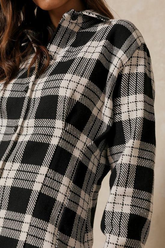 MissPap Checked Fitted Shirt Dress 6