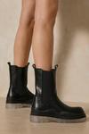 MissPap Leather Look Clear Sole Calf Boots thumbnail 2