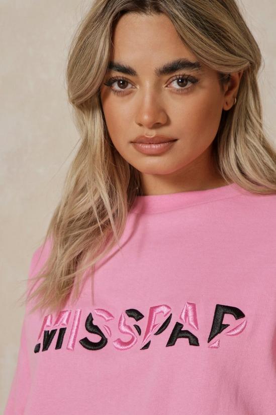 MissPap Misspap Spliced Embroidered Sweatshirt 2
