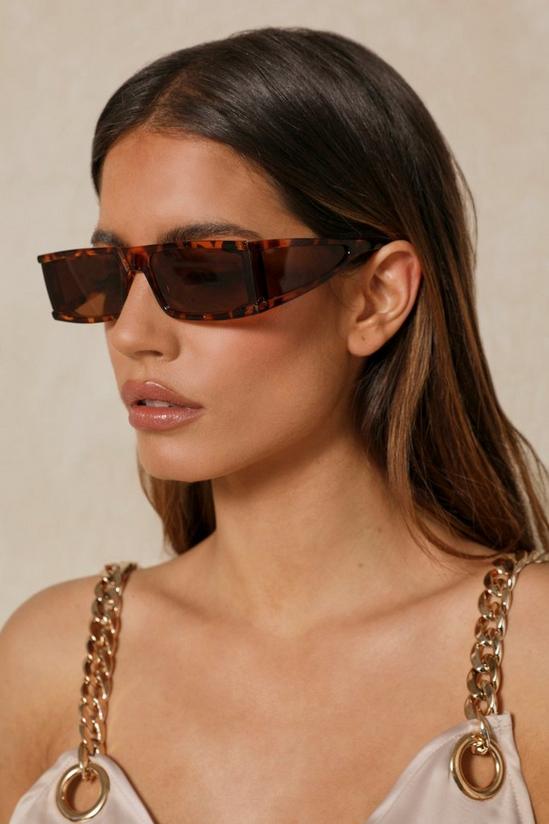 MissPap Skinny Square Frame Sunglasses 1