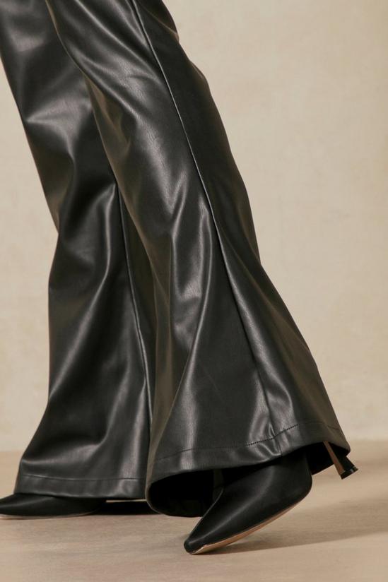 MissPap Leather Look Wide Leg Trouser 6