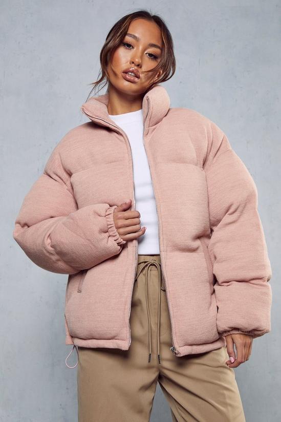 MissPap Soft Ribbed Oversized Puffer Jacket 1