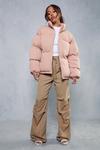 MissPap Soft Ribbed Oversized Puffer Jacket thumbnail 4