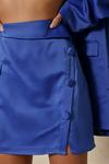 MissPap Tailored Premium Satin Pocket Mini Skirt thumbnail 2