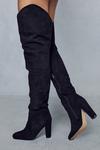MissPap Faux Suede Extreme Thigh High Boots thumbnail 2