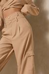 MissPap Premium Tailored Tie Hem Double Waistband Trousers thumbnail 5