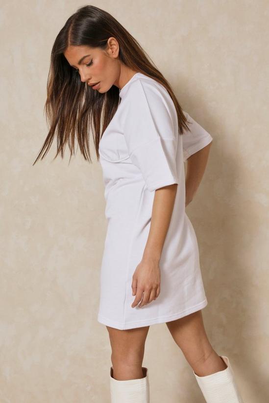 MissPap Underboob Seam Detail T Shirt Dress 3