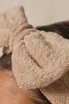 MissPap Fluffy Bow Spa Facial Headband thumbnail 2