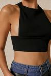 MissPap High Neck Thick Band Crop Top thumbnail 6