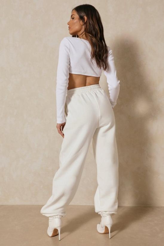 MissPap Hamptons Embroidered Oversized Jogger 3