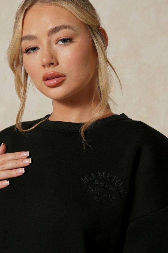 MissPap Hamptons Embroidered Oversized Sweatshirt 6