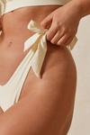 MissPap Ruched Shoulder Plunge Bikini Set thumbnail 2