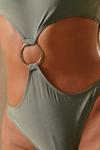 MissPap High Neck Ring Detail Swimsuit thumbnail 2