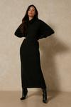MissPap Cowl Neck Midaxi Knitted Dress thumbnail 1