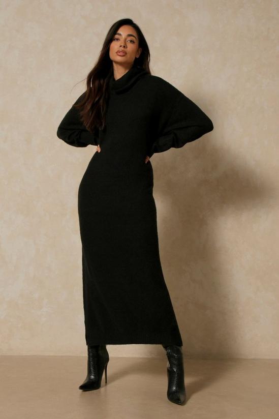 MissPap Cowl Neck Midaxi Knitted Dress 1