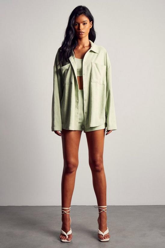 MissPap Towelling Oversized Shirt 1