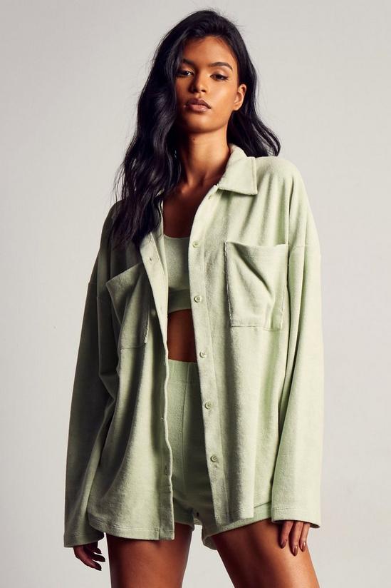 MissPap Towelling Oversized Shirt 5