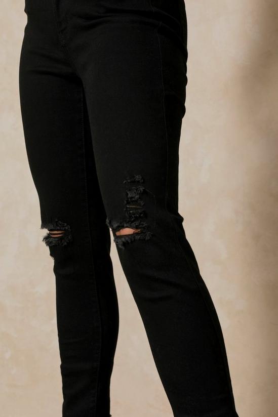 MissPap Knee Rip Detail Skinny Jean 5