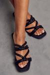 MissPap Leather Look Knotted Sandal thumbnail 1
