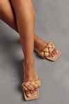 MissPap Square Toe Woven Sandals thumbnail 1