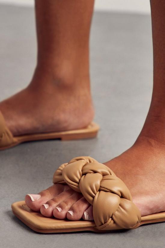 MissPap Square Toe Woven Sandals 2