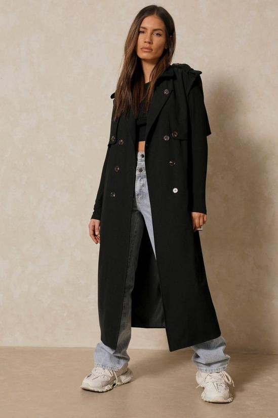 MissPap Sleeveless Double Breasted Trench Coat 1