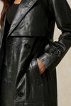 MissPap Premium Leather Trench Coat thumbnail 6