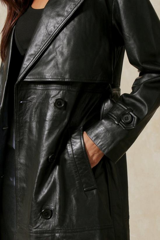 MissPap Premium Leather Trench Coat 6