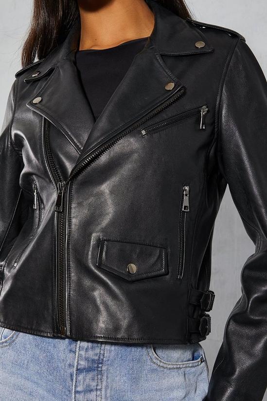 MissPap Premium Leather Biker Jacket 4