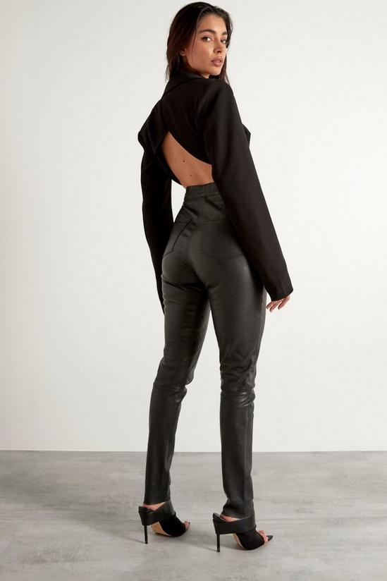 MissPap Premium Leather Skinny Trousers 3