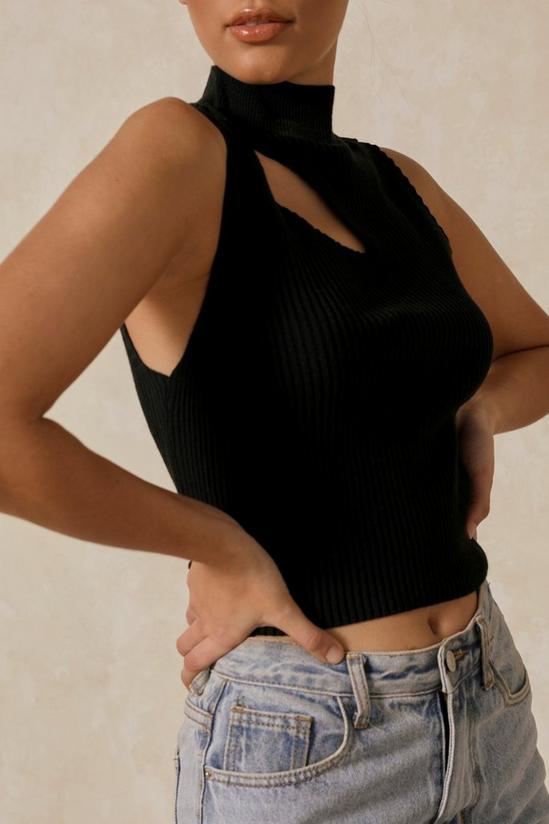 MissPap Knitted Cut Out Shoulder Top 5