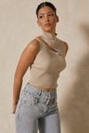 MissPap Knitted Cut Out Shoulder Top thumbnail 5