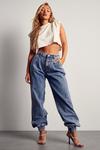 MissPap Oversized Cuffed Baggy Jean thumbnail 1