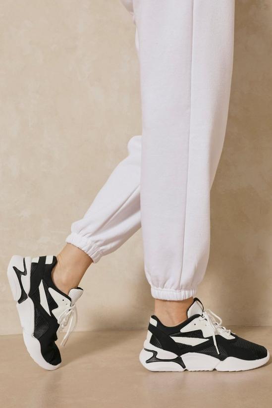 MissPap Panelled Chunky Trainers 1