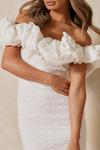 MissPap Broderie Anglaise Off The Shoulder Frill Dress thumbnail 5