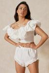 MissPap Broderie Anglaise Frill Shorts thumbnail 4