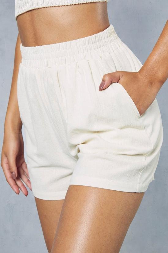 MissPap Textured Linen Look Shorts 2