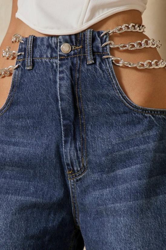 MissPap Jean With Cut Out Chain Detail 2