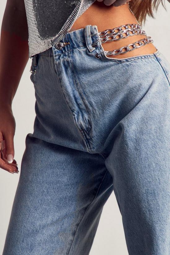 MissPap Jean With Cut Out Chain Detail 2