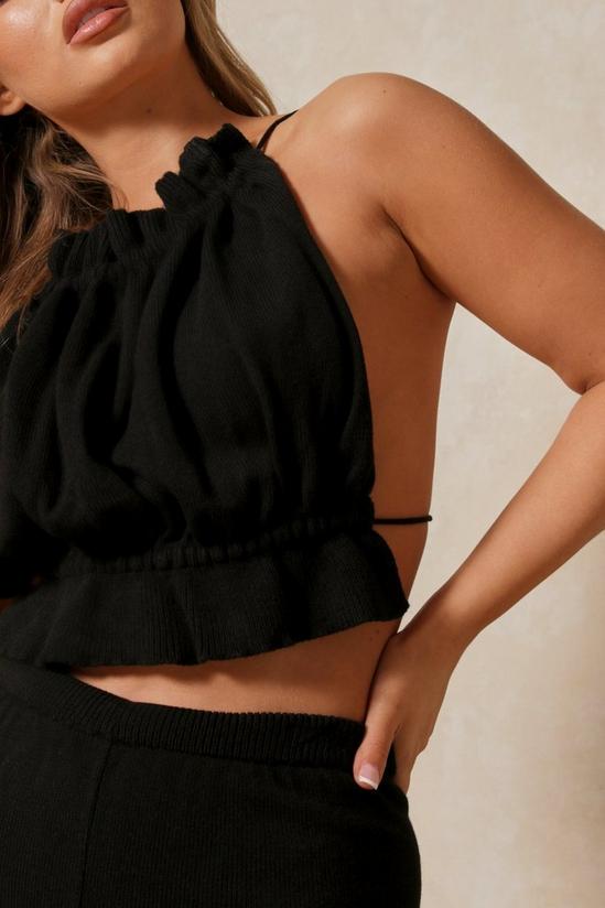 MissPap Ruffle Knitted Bandeau Top 5