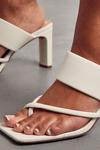 MissPap Strappy Toe Detail Heeled Mules thumbnail 2