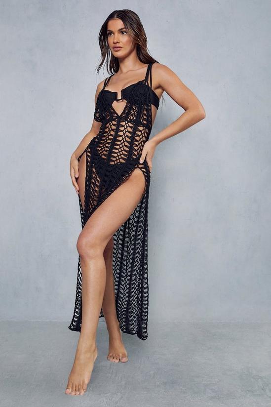 MissPap Strappy Split Front Maxi Dress Cover Up 1
