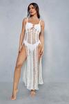 MissPap Strappy Split Front Maxi Dress Cover Up thumbnail 1