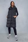 MissPap Oversized Collared Maxi Puffer Gilet thumbnail 1