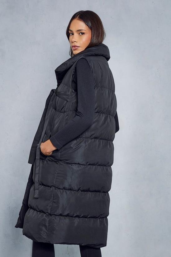 MissPap Oversized Collared Maxi Puffer Gilet 3