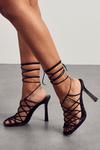 MissPap Strappy Lace Up High Heels thumbnail 1